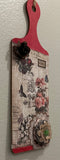 Roses and Butterfly Wall Hanger with Flower embellishments