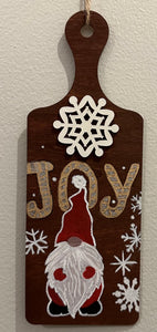 Joy Christmas Wall hanger Gnome Santa