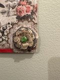 Roses and Butterfly Wall Hanger with Flower embellishments